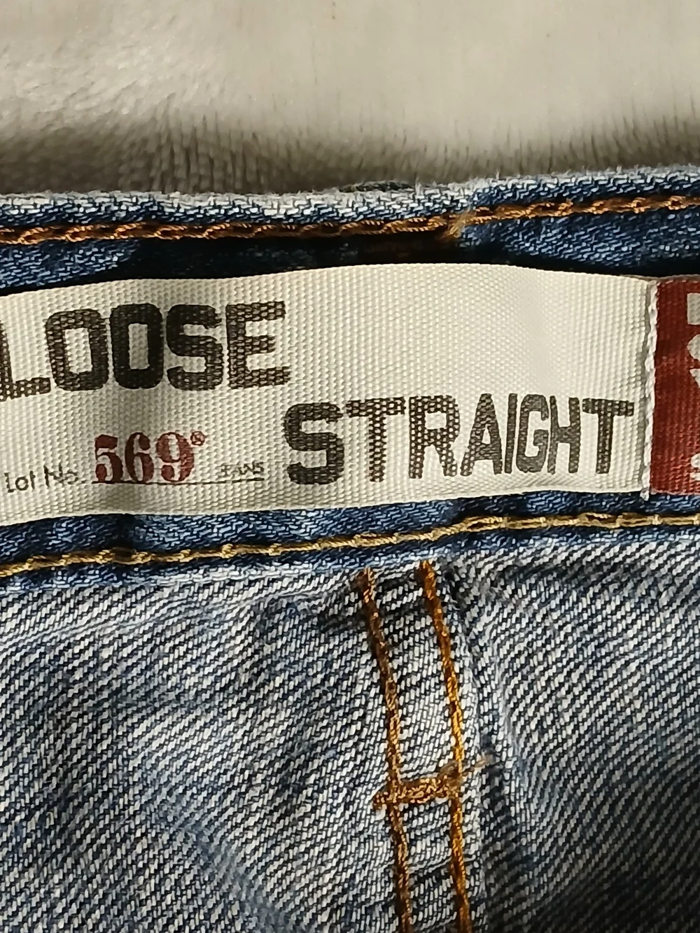Levi's 569 36x30 Jeans Men's Fits 36x29 Nice Fading Loose Straight